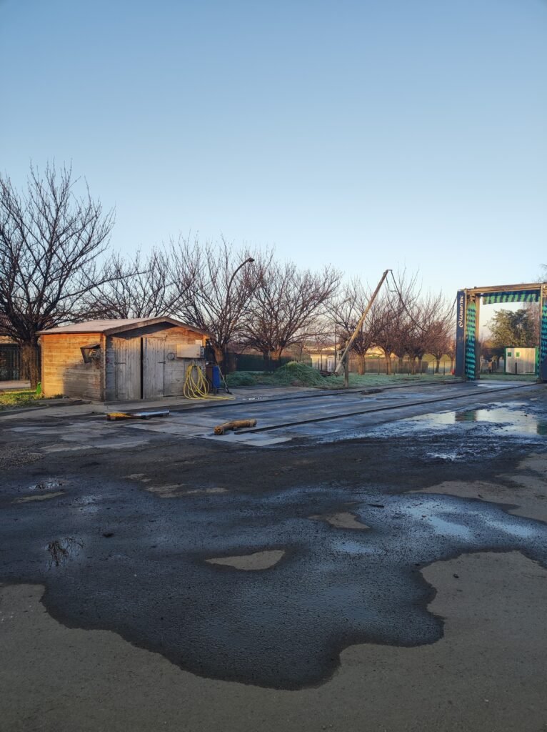 lavage pour poids lourds à cognac